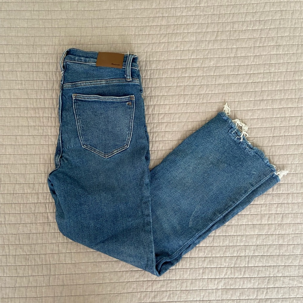 Madewell Cali Demi Boot - Madewell Frayed Hem Denim
